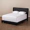 Baxton Studio Lisette Modern Charcoal Grey Upholstered King Size Bed 150-8856 - alternate 7